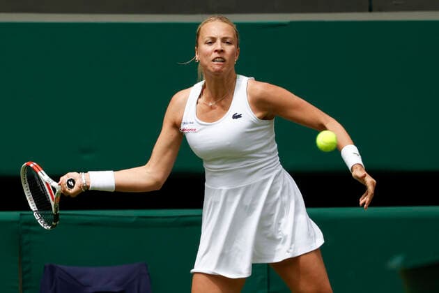 Anett Kontaveit Tennis - Wimbledon 2022 - Grand Slam ITF ATP, Tennis Herren WTA, Tennis Damen - AELTC - London - - Great Britain - 29 June 2022. Copyright: xJuergenxHasenkopfx