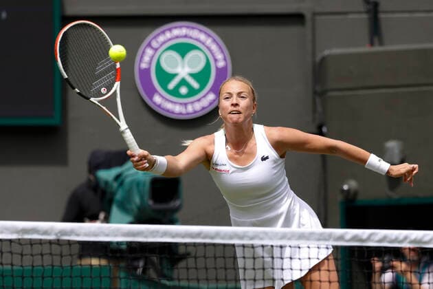 Anett Kontaveit Tennis - Wimbledon 2022 - Grand Slam ITF ATP, Tennis Herren WTA, Tennis Damen - AELTC - London - - Great Britain - 29 June 2022. Copyright: xJuergenxHasenkopfx