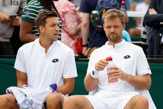 Kevin Krawietz und Andreas Mies, Herren Doppel Tennis - Wimbledon 2022 - Grand Slam ITF ATP, Tennis Herren WTA, Tennis Damen - AELTC - London - - Great Britain - 29 June 2022. Copyright: xJuergenxHasenkopfx
