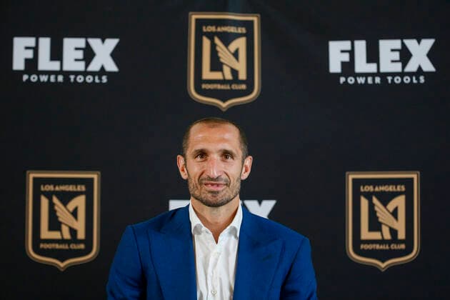 Sport Themen der Woche KW26 Sport Bilder des Tages June 29, 2022, Los Angeles, California, USA: Los Angeles FC new defender Giorgio Chiellini speaks at an introductory press conference, PK, Pressekonferenz of Giorgio Chiellini prior to the MLS, Fussball Herren, USA soccer game against FC Dallas, Wednesday, June 29, 2022, in Los Angeles. Los Angeles USA - ZUMAc68_ 20220629_zaf_c68_002 Copyright: xRingoxChiux