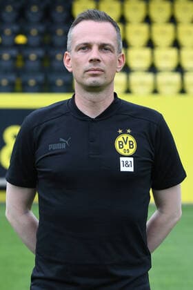 Borussia Dortmund II; 3.Liga, Porträttermin 2022 2023 Christian Preußer ( Trainer Cheftrainer Dortmund )