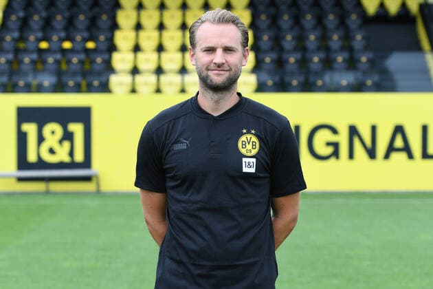 Borussia Dortmund II; 3.Liga, Porträttermin 2022 2023 Pascal Bieler ( Co-Trainer Dortmund )
