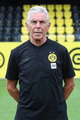 Borussia Dortmund II; 3.Liga, Porträttermin 2022 2023 Harald Völkel ( Betreuer )