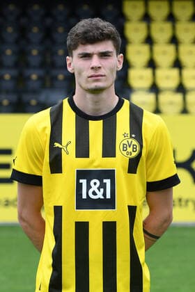 Borussia Dortmund II; 3.Liga, Porträttermin 2022 2023 Moritz Broschinski
