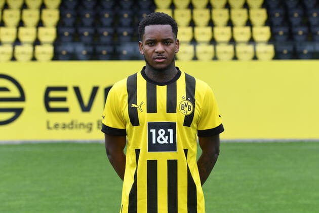Borussia Dortmund II; 3.Liga, Porträttermin 2022 2023 Jayden Braaf