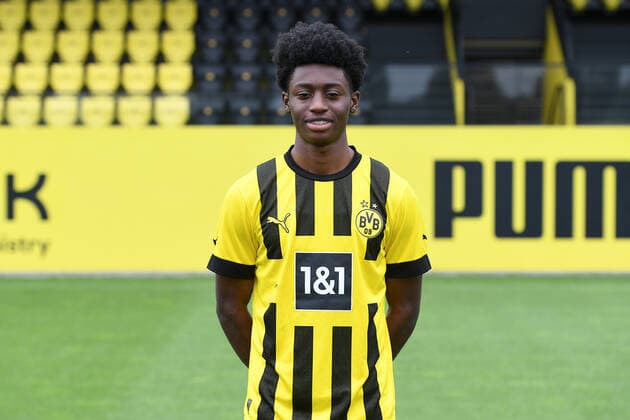 Borussia Dortmund II; 3.Liga, Porträttermin 2022 2023 Prince Aning