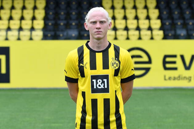 Borussia Dortmund II; 3.Liga, Porträttermin 2022 2023 Kolbeinn Birgir Finnsson