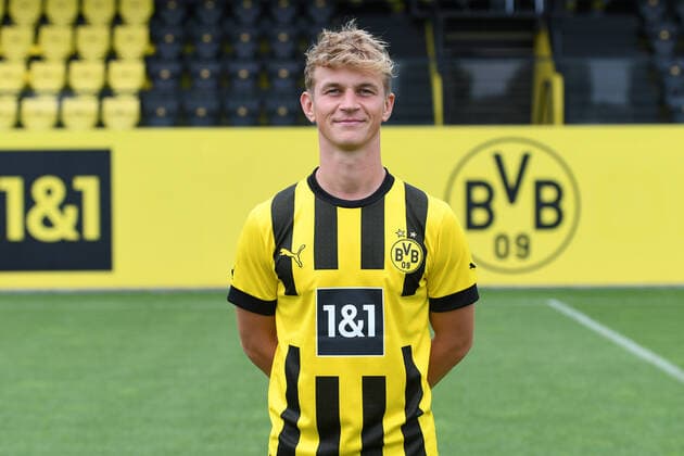 Borussia Dortmund II; 3.Liga, Porträttermin 2022 2023 Marco Hober