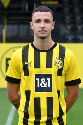 Borussia Dortmund II; 3.Liga, Porträttermin 2022 2023 Falko Michel
