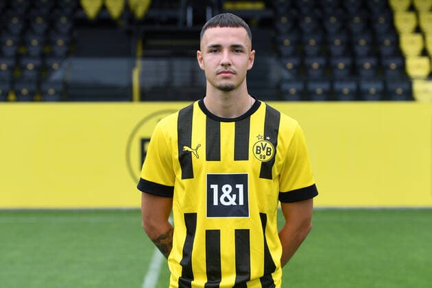 Borussia Dortmund II; 3.Liga, Porträttermin 2022 2023 Falko Michel