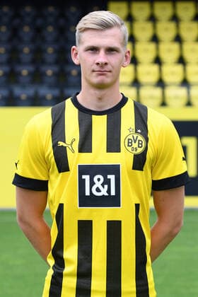 Borussia Dortmund II; 3.Liga, Porträttermin 2022 2023 Bjarne Pudel