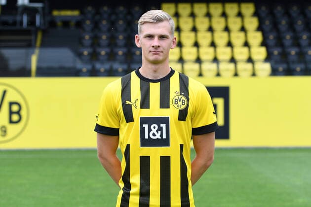 Borussia Dortmund II; 3.Liga, Porträttermin 2022 2023 Bjarne Pudel