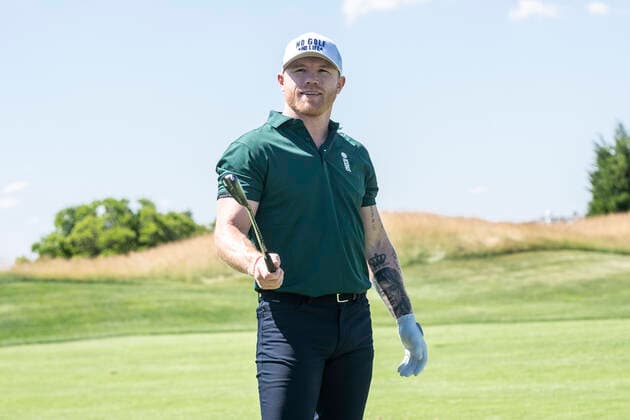 NY: Icons Series Inaugural Event & press conference, PK, Pressekonferenz Canelo Alvarez attends Icons Series Inaugural Event & Press Conference at Liberty National Golf Club Jersey City New Jersey United States Copyright: LevxRadin
