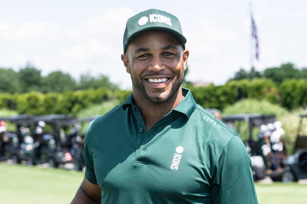 NY: Icons Series Inaugural Event & press conference, PK, Pressekonferenz Golden Tate attends Icons Series Inaugural Event & Press Conference at Liberty National Golf Club Jersey City New Jersey United States Copyright: LevxRadin