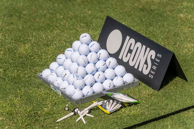 NY: Icons Series Inaugural Event & press conference, PK, Pressekonferenz Golf balls seen during Icons Series Inaugural Event & Press Conference at Liberty National Golf Club Jersey City New Jersey United States Copyright: LevxRadin