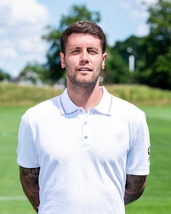 Co-Trainer Fabian Hürzeler (St.Pauli) 28.06.22, Hamburg, FC St.Pauli Mediaday, Fussball, GER, Saison 2022 2023, 2. Bundesliga, Portraittermin DFL REGULATIONS PROHIBIT ANY USE OF PHOTOGRAPHS as IMAGE SEQUENCES and or QUASI-VIDEO. Â