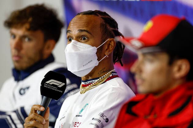 44 Lewis Hamilton (GBR, Mercedes-AMG Petronas F1 Team), F1 Grand Prix of Great Britain at Silverstone Circuit on June 30, 2022 in Silverstone, United Kingdom. (Photo by HOCH ZWEI) Silverstone United Kingdom