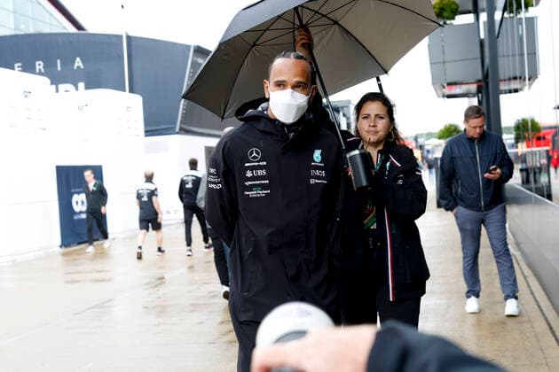 44 Lewis Hamilton (GBR, Mercedes-AMG Petronas F1 Team), F1 Grand Prix of Great Britain at Silverstone Circuit on June 30, 2022 in Silverstone, United Kingdom. (Photo by HOCH ZWEI) Silverstone United Kingdom