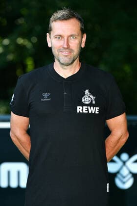 Co-Trainer AndrÃ Pawlak ; 1. FC Köln; 1.BL, Porträttermin 2022 2023
