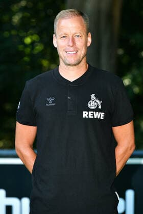 Co-Trainer Kevin McKenna ; 1. FC Köln; 1.BL, Porträttermin 2022 2023
