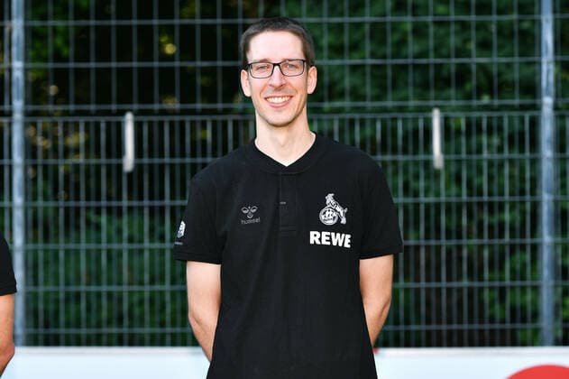 Physiotherapeut Marvin Kreuzwieser ; 1. FC Köln; 1.BL, Porträttermin 2022 2023
