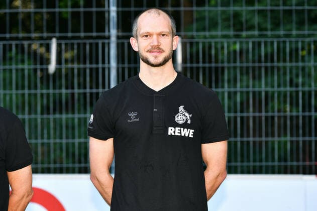 Physiotherapeut Matti Forkel ; 1. FC Köln; 1.BL, Porträttermin 2022 2023