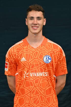 Torwart Justin Heekeren; FC Schalke 04; 1.BL, Porträttermin 2022 2023 Gelsenkirchen Nordrhein-Westfalen Deutschland