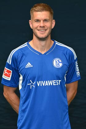 Simon Terodde; FC Schalke 04; 1.BL, Porträttermin 2022 2023 Gelsenkirchen Nordrhein-Westfalen Deutschland