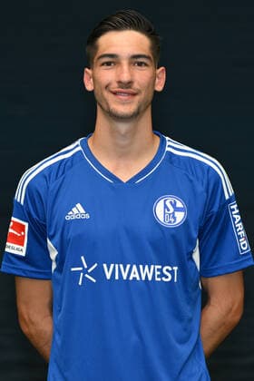 Leo Greiml; FC Schalke 04; 1.BL, Porträttermin 2022 2023 Gelsenkirchen Nordrhein-Westfalen Deutschland