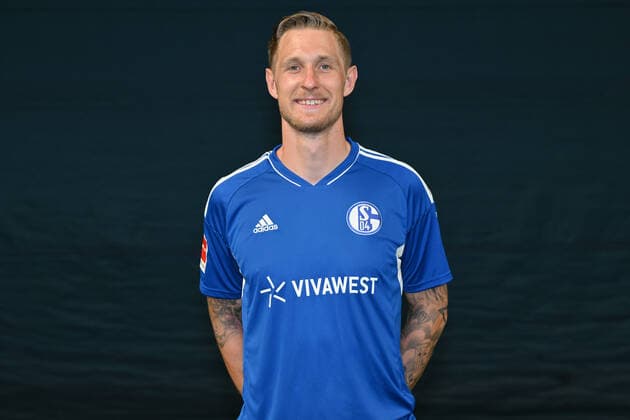 Sebastian Polter; FC Schalke 04; 1.BL, Porträttermin 2022 2023 Gelsenkirchen Nordrhein-Westfalen Deutschland