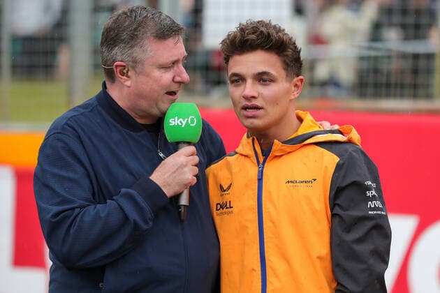 FORMULA 1 LENOVO BRITISH GRAND PRIX 2022, 30 2022 Crofty and Lando Norris 4 (GBR), McLaren MCL36 media interview during the FORMULA 1 LENOVO BRITISH GRAND PRIX at Silverstone Circuit, Silverstone, United Kingdom on 30 June 2022 Editorial Use Only Copyright: xPhilxDuncanx ESM-0553-0022