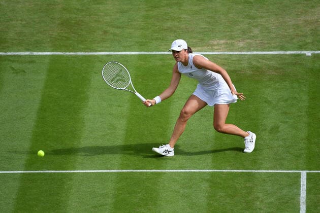 Iga Swiatek TENNIS : Wimbledon 2022 : 01 07 2022 AntoineCouvercelle Panoramic 