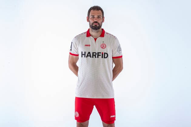 30.06.2022 ,Rot-Weiss Essen, Porträttermin, Vorstellung, Präsentation, Pressetermin 2022 2023, 3.Liga Simon Engelmann ( Rot-Weiss Essen )