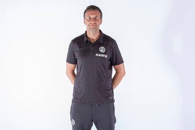 30.06.2022 ,Rot-Weiss Essen, Porträttermin, Vorstellung, Präsentation, Pressetermin 2022 2023, 3.Liga Christoph Dabrowski ( Chef-Trainer Rot-Weiss Essen )