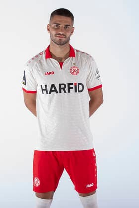 30.06.2022 ,Rot-Weiss Essen, Porträttermin, Vorstellung, Präsentation, Pressetermin 2022 2023, 3.Liga Erolind Krasniqi ( Rot-Weiss Essen )
