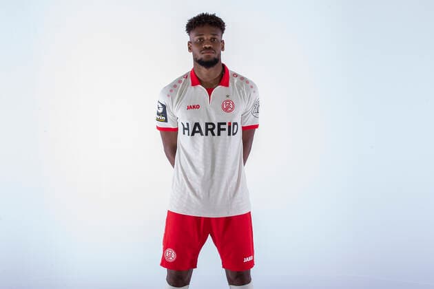 30.06.2022 ,Rot-Weiss Essen, Porträttermin, Vorstellung, Präsentation, Pressetermin 2022 2023, 3.Liga Isaiah Young ( Rot-Weiss Essen )