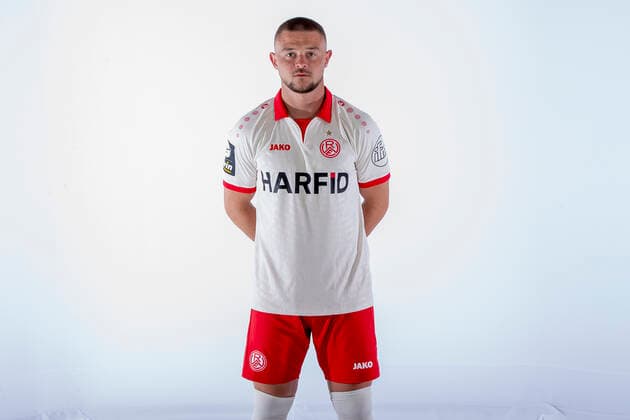 30.06.2022 ,Rot-Weiss Essen, Porträttermin, Vorstellung, Präsentation, Pressetermin 2022 2023, 3.Liga Kevin Holzweiler ( Rot-Weiss Essen )