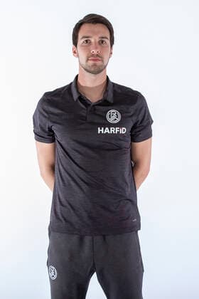 30.06.2022 ,Rot-Weiss Essen, Porträttermin, Vorstellung, Präsentation, Pressetermin 2022 2023, 3.Liga Max von Gehlen ( Pysiotherapeut Rot-Weiss Essen )