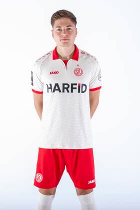 30.06.2022 ,Rot-Weiss Essen, Porträttermin, Vorstellung, Präsentation, Pressetermin 2022 2023, 3.Liga Sandro Plechaty ( Rot-Weiss Essen )