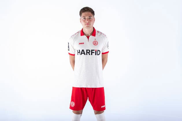 30.06.2022 ,Rot-Weiss Essen, Porträttermin, Vorstellung, Präsentation, Pressetermin 2022 2023, 3.Liga Sandro Plechaty ( Rot-Weiss Essen )
