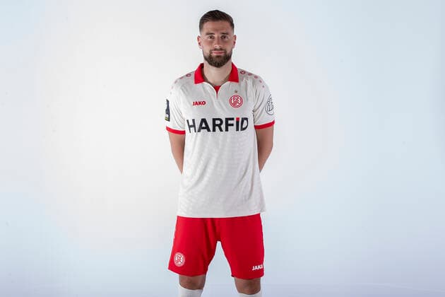 30.06.2022 ,Rot-Weiss Essen, Porträttermin, Vorstellung, Präsentation, Pressetermin 2022 2023, 3.Liga Michel Niemeyer ( Rot-Weiss Essen )