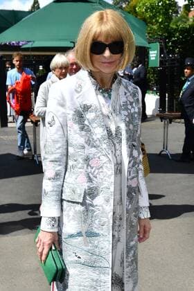 Mandatory Credit: Photo by James Veysey Shutterstock (13012400d) Anna Wintour Wimbledon Tennis Championships, Day 5, The All England Lawn Tennis and Croquet Club, London, UK - 01 Jul 2022 Wimbledon Tennis Championships, Day 5, The All England Lawn Tennis and Croquet Club, London, UK - 01 Jul 2022  Copyright: xJamesxVeysey Shutterstockx 13012400d