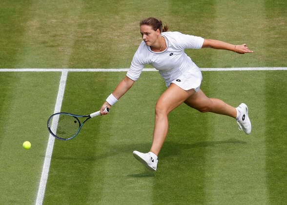 Jule Niemeier (GER) Tennis - Wimbledon 2022 - Grand Slam ITF ATP, Tennis Herren WTA, Tennis Damen - AELTC - London - - Great Britain - 1 July 2022. Copyright: xJuergenxHasenkopfx