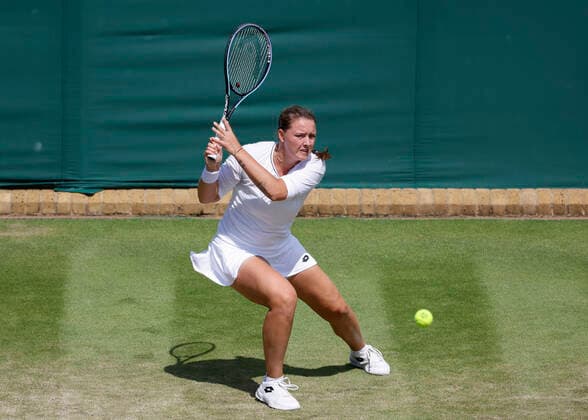 Jule Niemeier (GER) Tennis - Wimbledon 2022 - Grand Slam ITF ATP, Tennis Herren WTA, Tennis Damen - AELTC - London - - Great Britain - 1 July 2022. Copyright: xJuergenxHasenkopfx