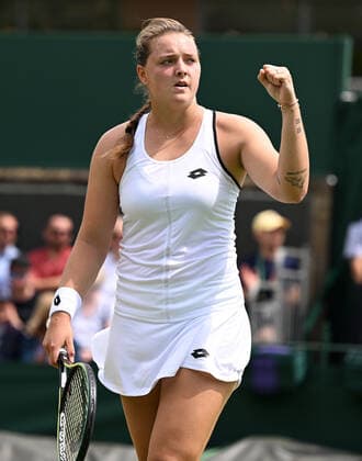 nChampionships - Week One - Day Two (Friday) - All England Lawn Tennis Club, Wimbledon - Friday 1st July 2022 Lesia Tsurenko v Jule Niemeier Jule Niemeier of Germany 