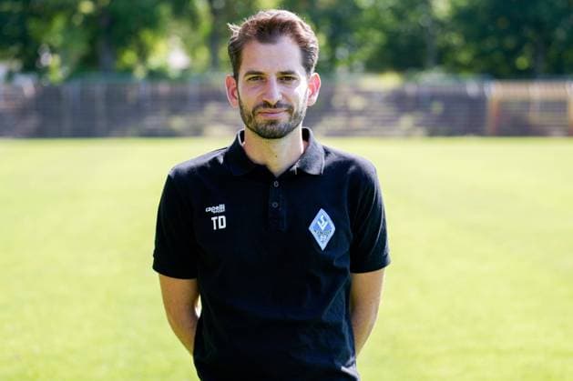 Theodoros Dedes (Co-Trainer Spielanalyse); SV Waldhof Mannheim; 3.Liga, Porträttermin 2022 2023