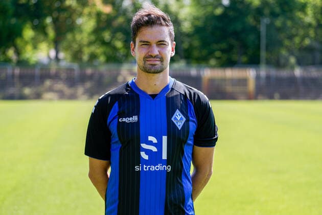 Julian Riedel; SV Waldhof Mannheim; 3.Liga, Porträttermin 2022 2023
