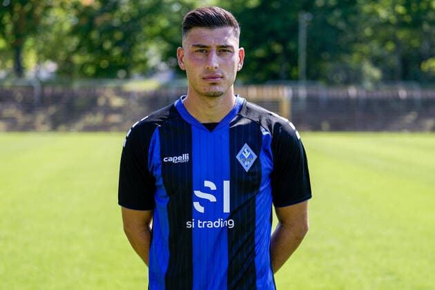 Stefano Russo; SV Waldhof Mannheim; 3.Liga, Porträttermin 2022 2023