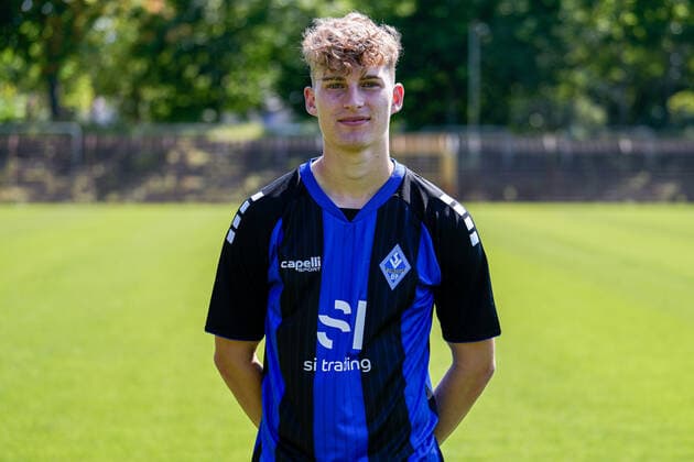 Dominik Kother; SV Waldhof Mannheim; 3.Liga, Porträttermin 2022 2023