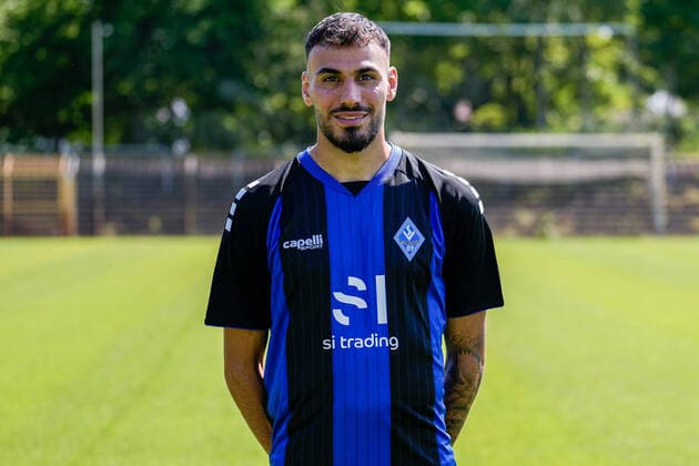 Baris Ekincier; SV Waldhof Mannheim; 3.Liga, Porträttermin 2022 2023
